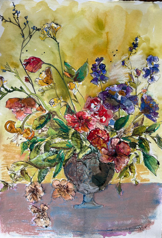 FLORAL || MIXED MEDIA