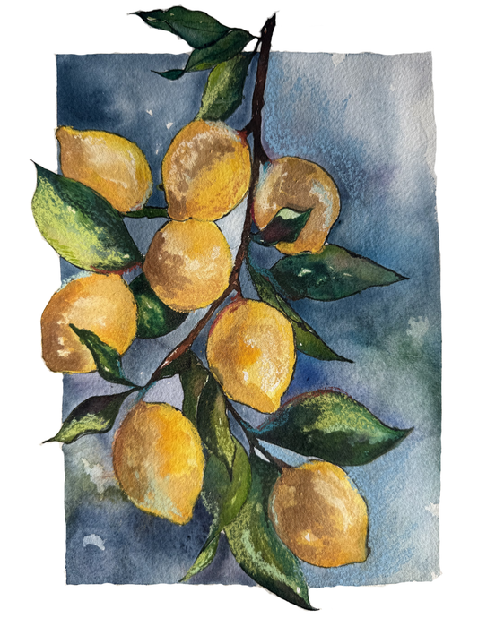 LEMONS || WATERC0LOR [SOLD]